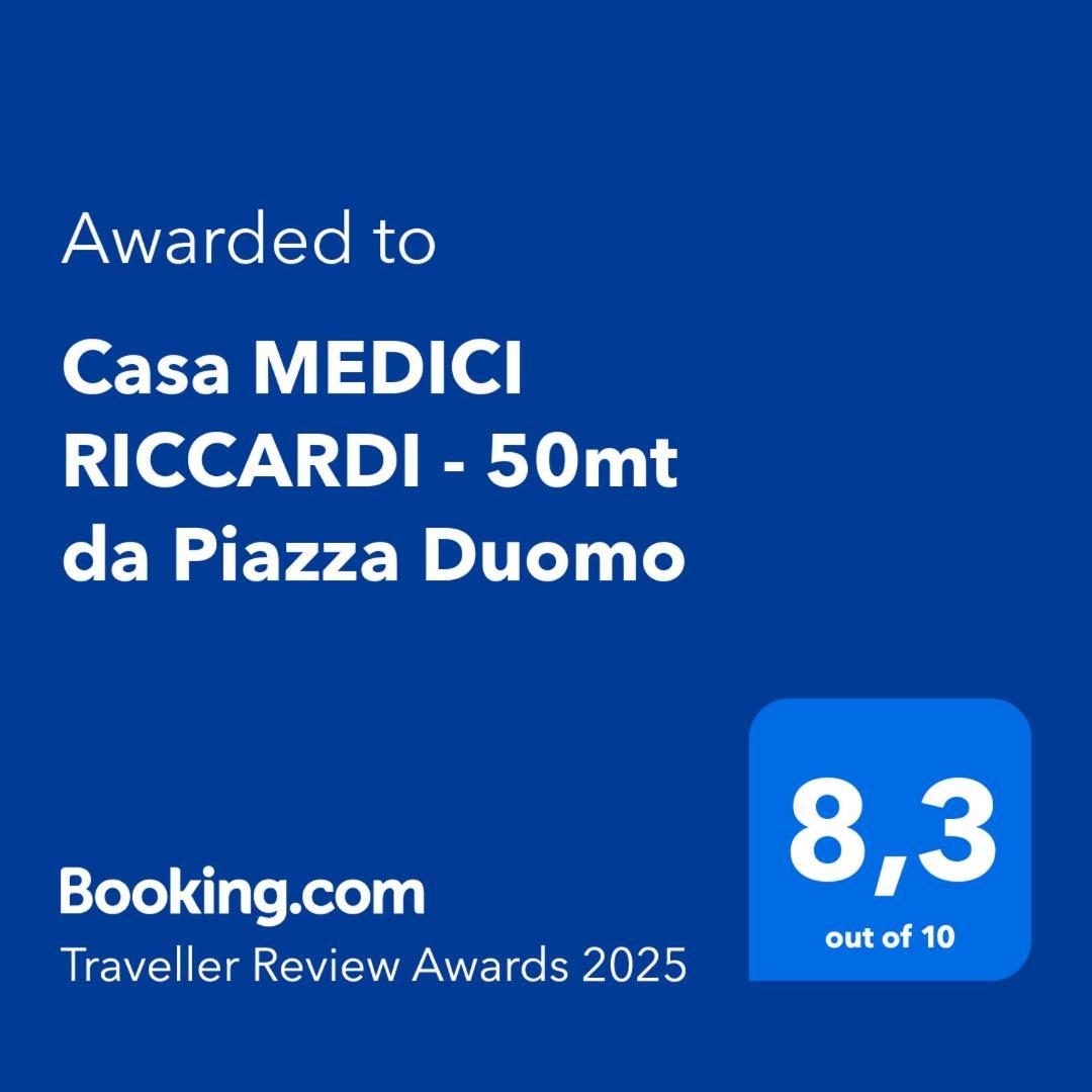 Casa Medici Riccardi - 50Mt Da Piazza Duomo Apartamento Florença Exterior foto